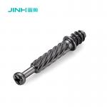 JH-2167 40mm Cold Drawn Steel Eccentric Cam Fastener Bolt M6 Coarse Thread 12N Torque Black Nickel Plated For 15mm Panels for sale