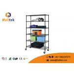 Heavy Duty Wire Shelving Movable Height Adjustment Corrosion Resistant for sale