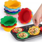 Multicolor Reusable Silicone Cake Tin , Durable Silicone Liners For Baking Trays for sale