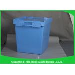 New PP Plastic Attached Lid Containers Logistic Space Saving Easy Transportation