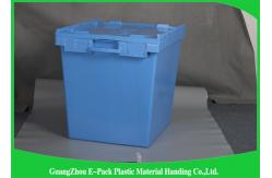 China New PP Plastic Attached Lid Containers Logistic Space Saving Easy Transportation supplier