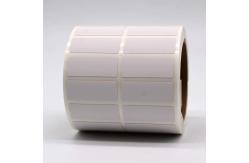 China 25mmx10mm High Temperature Adhesive Labels 1mil White Matte Polyimide Material supplier