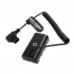 NP F550 Dummy Battery To D Tap Coiled Power Cable For Sony NP F550 F570 F970 Atomos Ninja V Monitor for sale