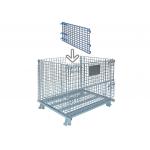Assembled Collapsible Wire Containers Indoor Use 29 Inch Long 35 Inch High for sale