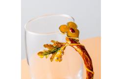 China Dragon 9cm Height Custom Tea Cup With Spoon As Promotional Gifts supplier