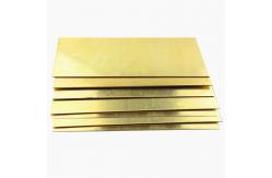 China Good Tensile Strength 60% Purity Brass Metal Sheet/Plate From China supplier