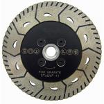 5 Inch 2 In 1 Turbo Diamond Blade Granite Cutting Tools For Both Cutting And Grinding for sale