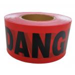 3 Inch X 1000 Feet Danger Barricade Caution Tape Bold Black Text For Workplace Safety for sale