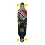 Punked Skateboards Diner Longboard Complete Skateboard - 9 x 41.25 for sale