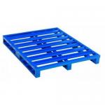 Power Coating Heavy Duty Steel Pallet 2 Entry Way Stackable Metal Pallets for sale