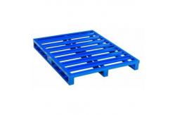 China Power Coating Heavy Duty Steel Pallet 2 Entry Way Stackable Metal Pallets supplier