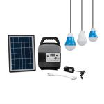 6000mAh Portable Solar Cell Light Indoor With Press Button Control 17.1*8*25cm for sale