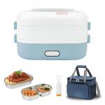 304 Stainless Steel Double Tier Electric Cooker Box With Vacuum Storage for sale