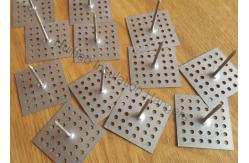 China Perforated Self Adhesive Insulation Pins Fix Insulation Rough Surface12Ga Dia 63.5mm supplier