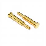 10.65mm Brass Spring Loaded Pin SMT Type Gold Plated Pogo Pin For Temperature Connections for sale