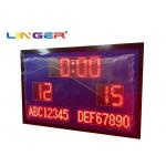 1300MMx2000MMx90MM Outdoor Soccer Scoreboard With Waterproof Cabinet for sale