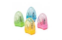 China Baby Fancy Rocket Plastic Pencil Sharpener With Tank supplier