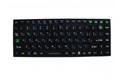 China PS2 Sealed Ruggedized Backlit Keyboard With Matrix FPC Cable supplier