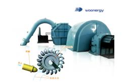 China 100kw~70mw  Customized Hydro Turbine Generator PeltonTurbine Genarator supplier