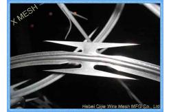 China 950mm Coil Diameter Razor Barbed Wire , Construction Galvanized Iron Wire supplier
