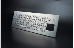 China Metal Stainless Steel Industrial Keyboard With Touchpad For Kiosk supplier