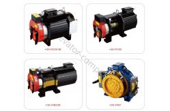 China 320 Elevator Lift Gearless Traction Machines With Electric Elevator Motor supplier