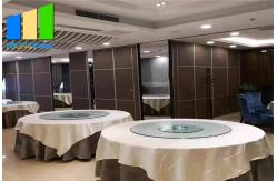 China Interior Wood Movable Sound Proof Partitions Wall Folding Sliding Door System supplier