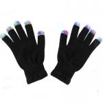 3 Colors LED Light Gloves Luminous Fingertip Flashing For Rave Party for sale