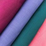 Breathable 21*21 Plain Organic Ramie Linen Fabric Enzyme Washed for sale