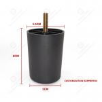 Round Plastic Feet with Screws Sofa Feet Accessories Furniture Feet