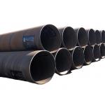 Carbon Steel SSAW Spiral Steel Tube For Marine Piling Construction Steel Pipe for sale