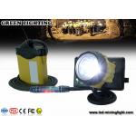 OEM/ODM LED Mining Cap Lights With SAMSUNG Lithium Battery , 3W 800Ah Light Power for sale