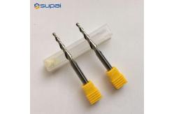 China Conical Carbide Tapered End Mills For CNC Precision Brass Machining Parts supplier