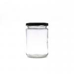 Reusable Glass Jam Jar Twist Off Cap Lightweight For Honey / Jam Machine Made for sale