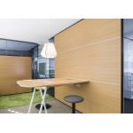 No Glue Glass Partition Wall With Hardware Steel Panel Double Layer With Easy Assemble for sale