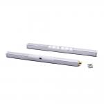 DC6V Undermount LED Cabinet Lights 1W Battery Operated Motion Sensor for sale