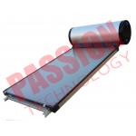 Flat Plate Collector Solar Water Heater / Thermal Hot Water Heater Direct Plug Connection for sale