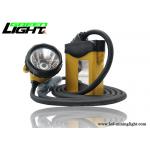 Aluminum Lighting Cup Rechargeable Miners Headlamp 25000lux IP68 CREE Light Source for sale