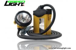 China Aluminum Lighting Cup Rechargeable Miners Headlamp 25000lux IP68 CREE Light Source supplier