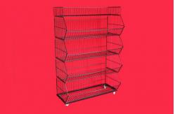China Custom Metallic Folding Large Wire Baskets For Storage / Wire Mesh Baskets supplier