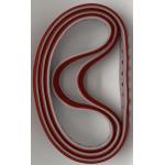 Different Thickness PVC Suction Belt For HD Oil Resistant Red Rubber Belt