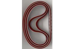 China Different Thickness PVC Suction Belt For HD Oil Resistant Red Rubber Belt supplier