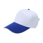 Kids Stylish Baseball Caps Stitching White And Orange , Washed Canvas Baseball Hat