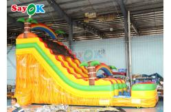China Inflatable Jumping Bouncer PVC Tarpaulin Inflatable Water Slides Commercial Kids Pool Waterslide supplier
