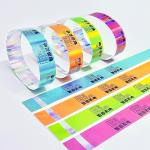 Adjustable Neon Rainbow Laser Glitter Wristband for Unisex Event Concert Festival