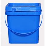 IML Square Plastic Pail with Lid Yes Thermal Transfer Screen Printing