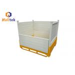 Wire Mesh Foldable Stackable Pallet Cages For Warehouse for sale