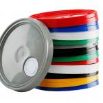 PP Plastic 5 Gallon Bucket Lid Caps Cover Custom Logo for Chemicals for sale