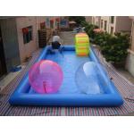 Hotsale Inflatable Water Park Kids Inflatable Pool With Slide for sale