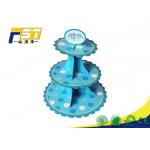 Light Weight Cardboard Cake Display Multi Tiers Customized Size For Wedding for sale